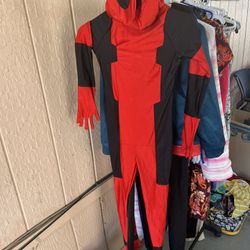 Comic Deadpool Youth Costume Size S/M