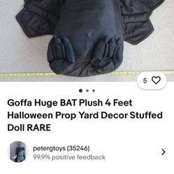 Huge Bat Plush 
