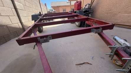 steel utility trailer chassis
