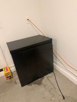 Black Chest Freezer