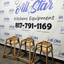 ✨️Wooden High Chairs - Restaurant Equipment And Furniture 