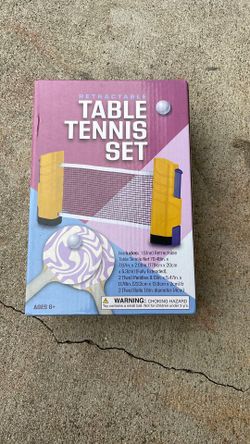 New Table Tennis Set