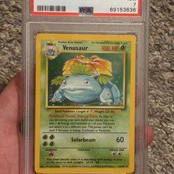 Venusaur PSA 7 +others