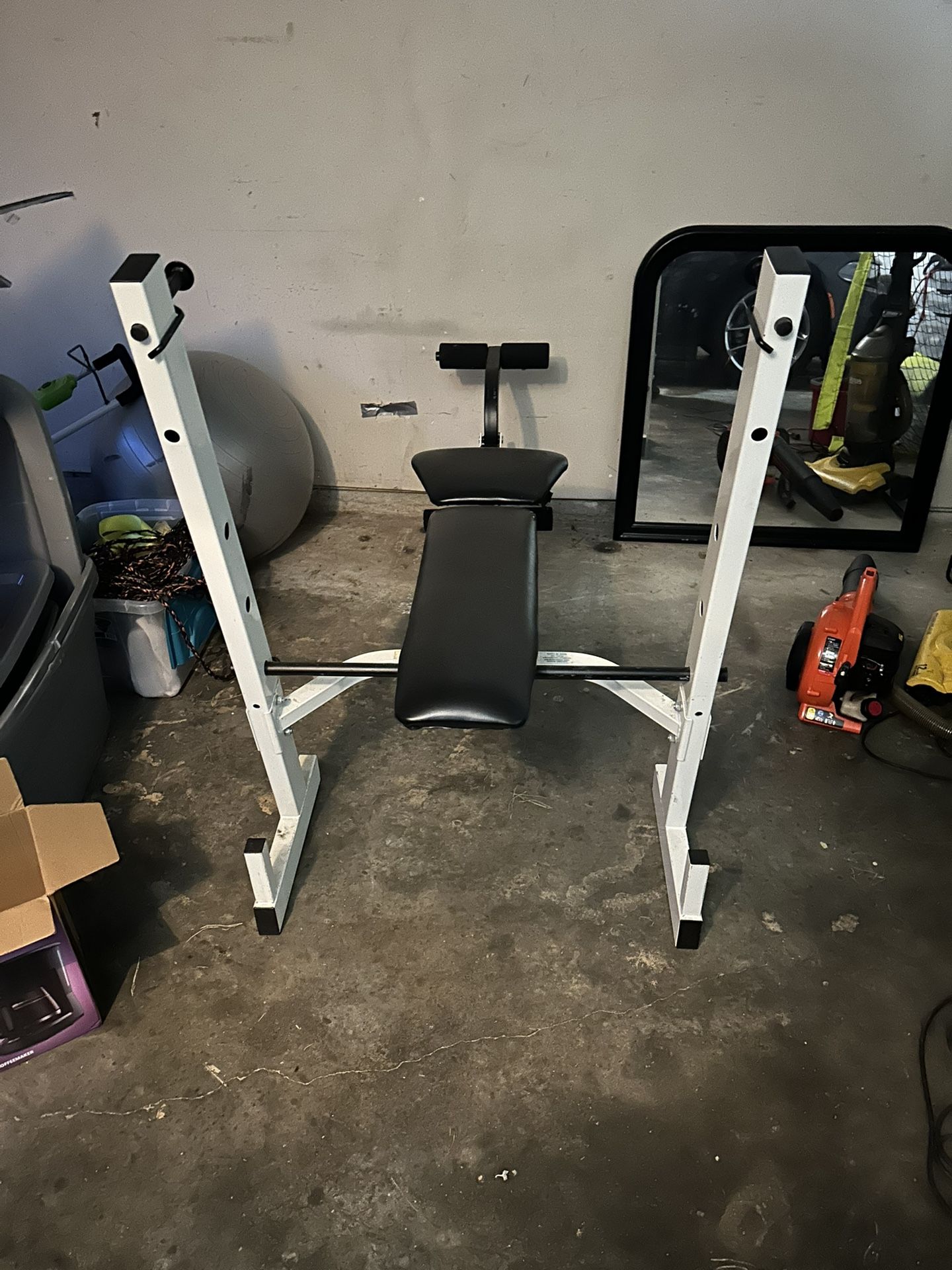 Weight Lifting Bench And Fitness Ball