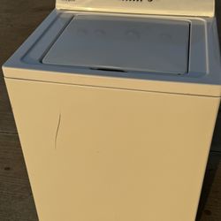 Silver Panel Whirlpool Washer Large Capacity 