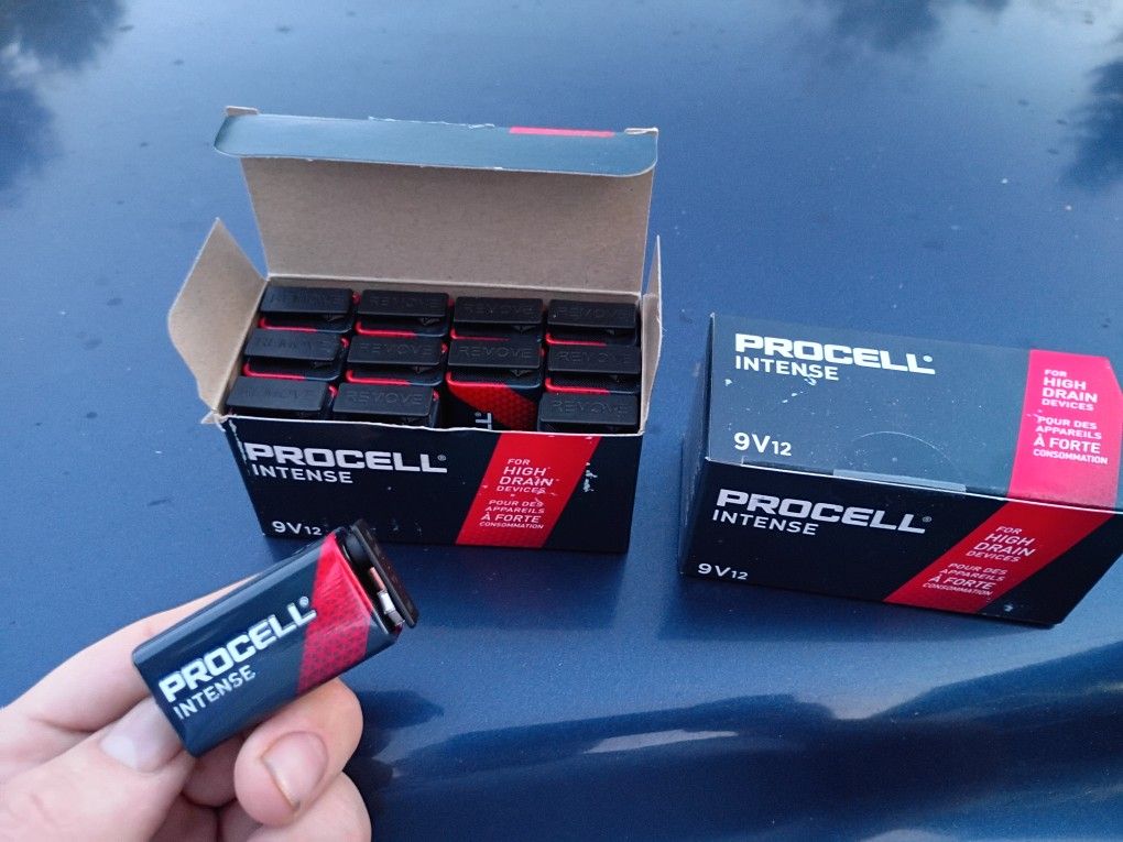 9v Batteries 12pk ×2