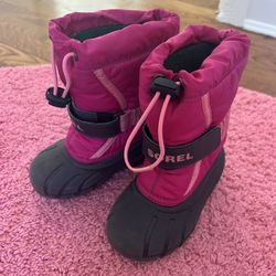 Sorel Snow Boots Size 9 (little kid, ages 3-5)