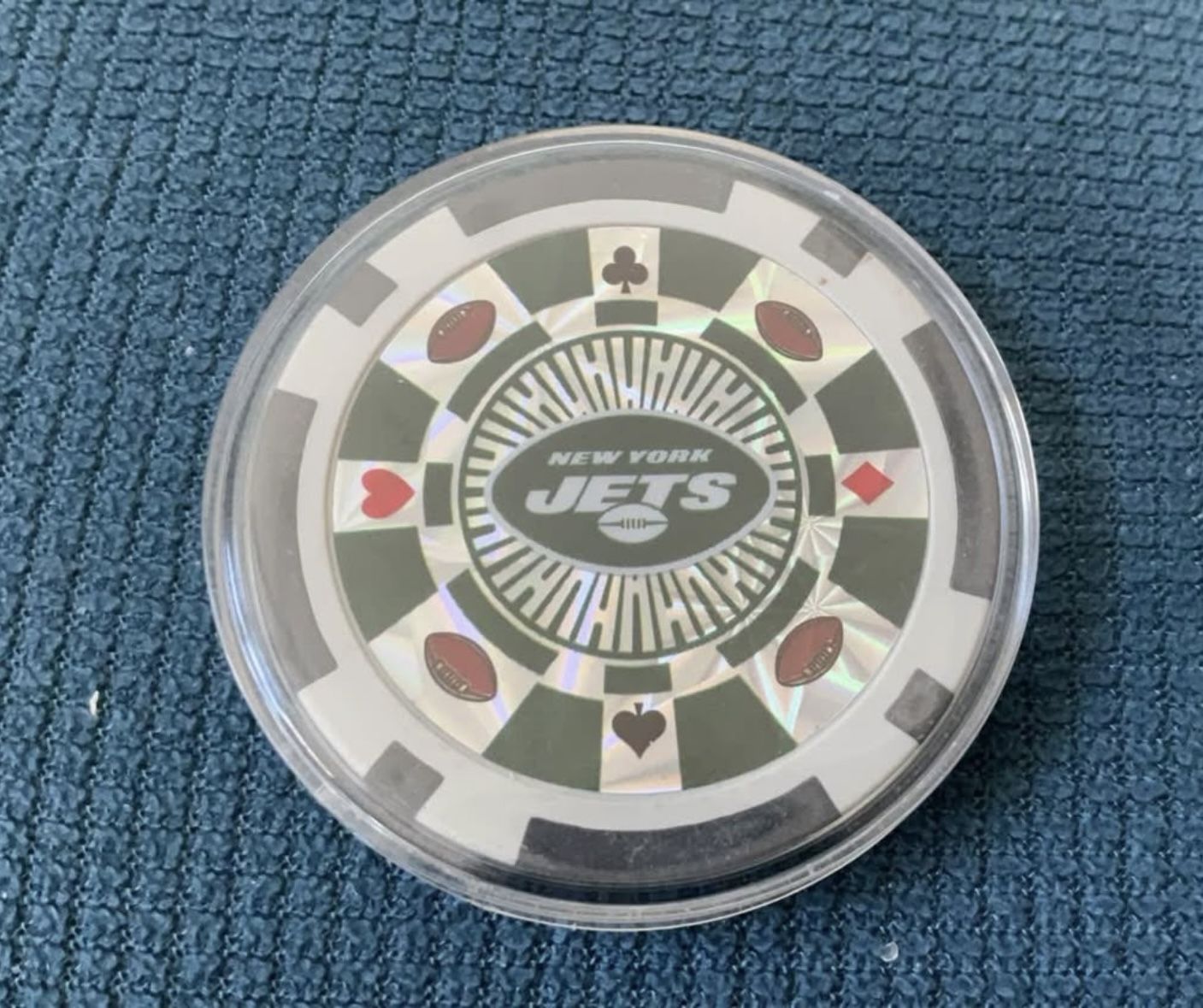Jets, Bills, Giants Collectable Poker Chips/Golf Green Markets
