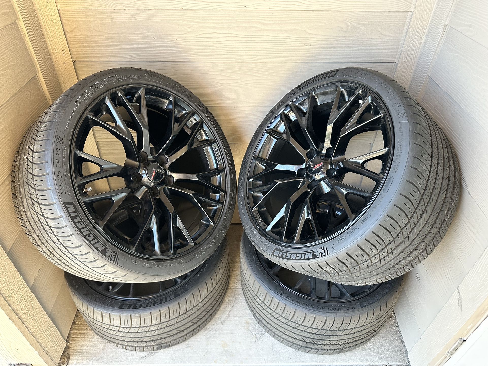 Oem C7 Z06 Wheels Black