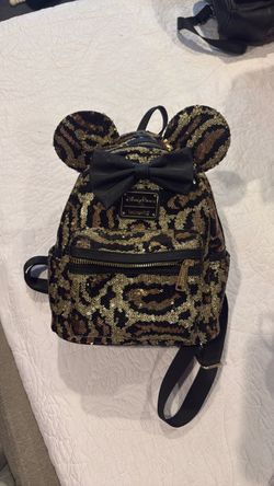 Loungefly Disney Parks Minnie Mouse Sequin Mini Backpack