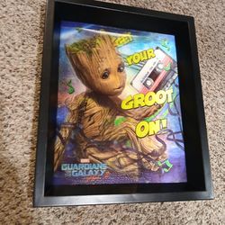 Marvel Guardians Of The Galaxy Vol. 2  3-D GET YOUR GROOT ON! Frame