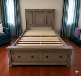 Queen bed frame
