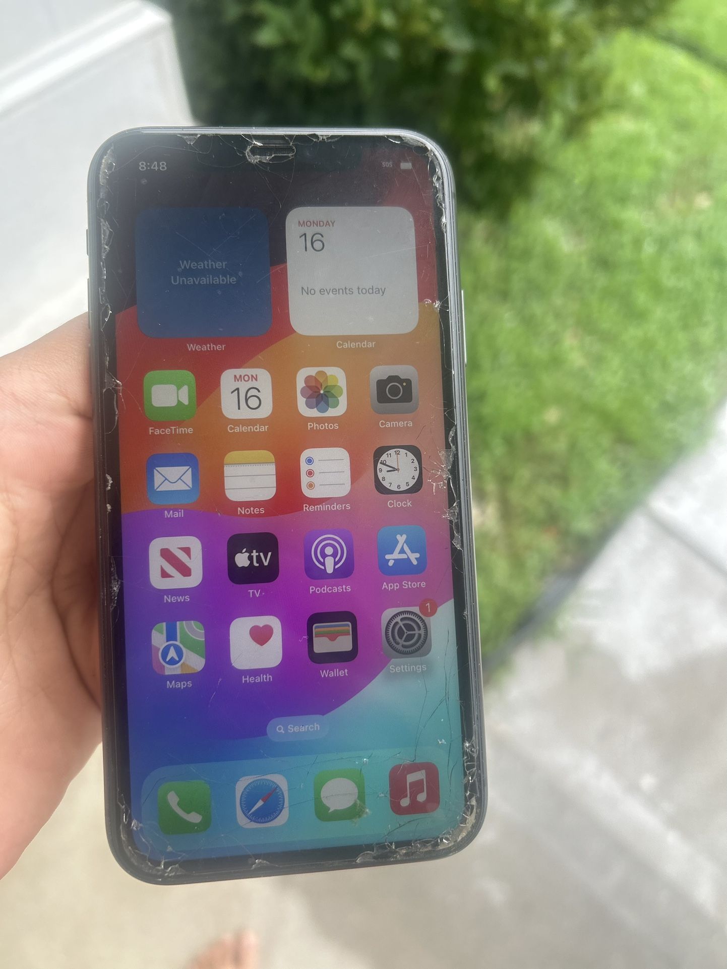 iPhone 11 Cracked