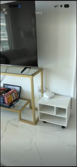 White printer table