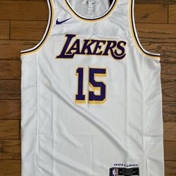 White and yellow Lakers Austin Reaves Not Luka Jersey Also Have Kobe