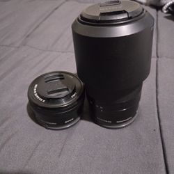 Sony 16-50 mm + 55-210 mm Lens Bundle (OSS Stabilized | E-Mount | Great Condition)