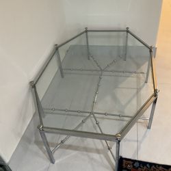 Chrome Coffee Table $150