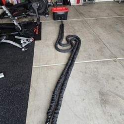 Exercise/Battle Rope and Pedestal