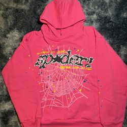 Pink Spider Hoodie(size,small,medium)