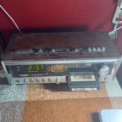 Zenith 8 Track Player With Radio and Clock
