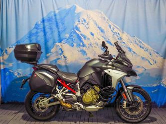 2021 Ducati Multistrada V4s Aviator Grey / Spoked Wheels