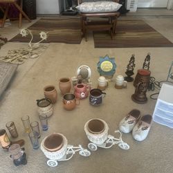 price 1 to 5 each item home kitchen garden living room stuff mirror pictures plants pots cups serving plates coffee maker lamps 