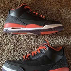 Jordan 3 : Crimson w/Box - Size 10