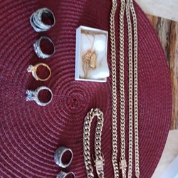 Necklaces, Bracelet And Rings