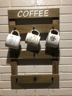 Coffee mug rack