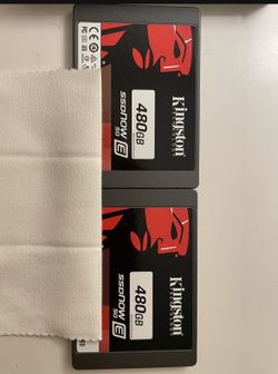Two Kingston 480gb Ssdnow 50E