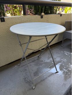 IKEA Sundso Metal Patio Outdoor Foldable Table