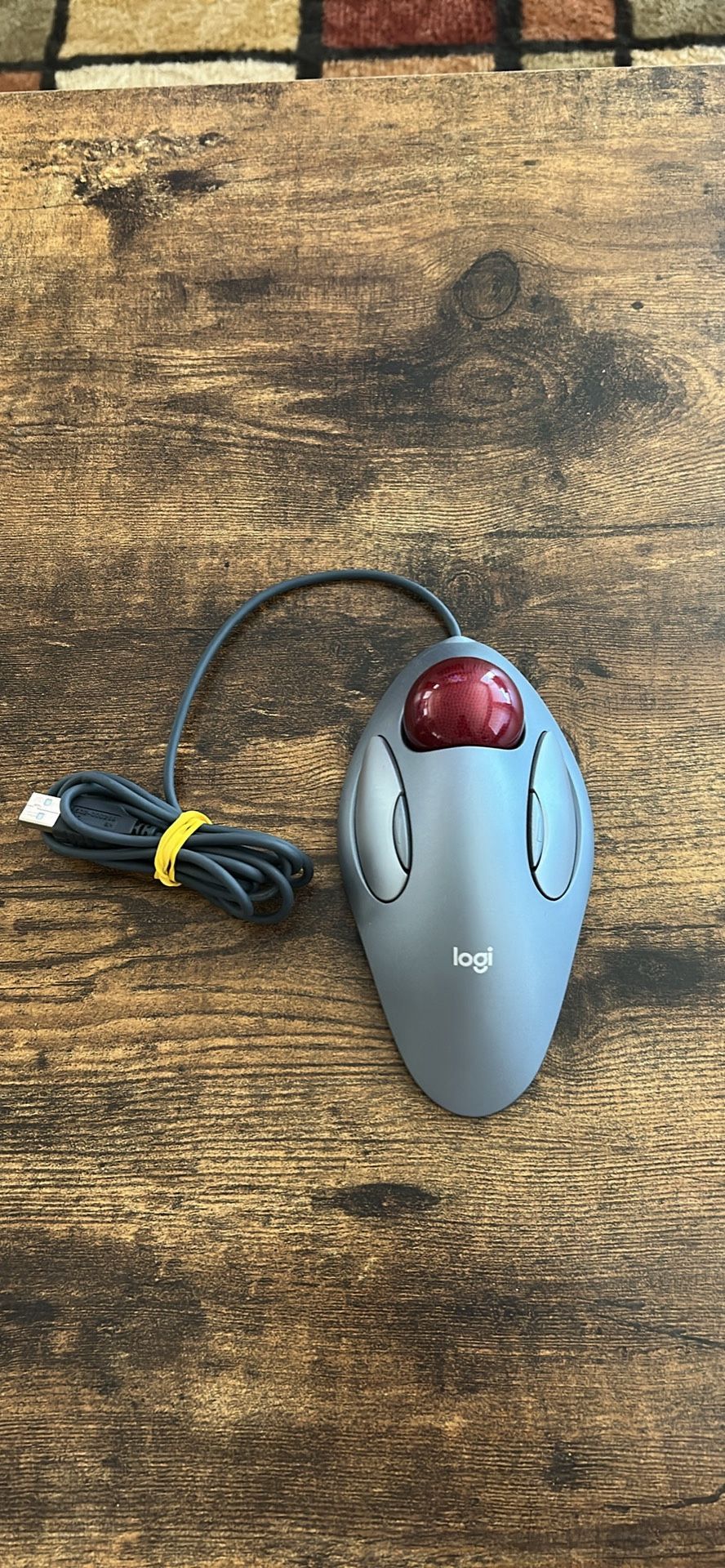 [Like new] Logitech Trackman Marble Trackball – Wired USB Ergonomic Mouse for Computers, grey
