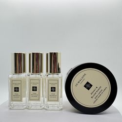 JO MALONE FIR & ARTEMISIA COLOGNE 3×9ML + PEONY & BLUSH SUEDE BODY CRÈME 50ML