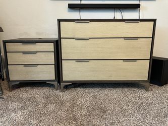 Modern Dresser & Side Table