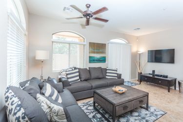 Grey couches with sleeper