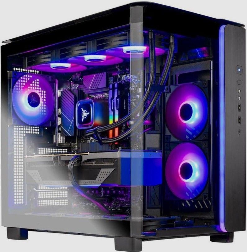 High End Gaming PC With Monitor And Games