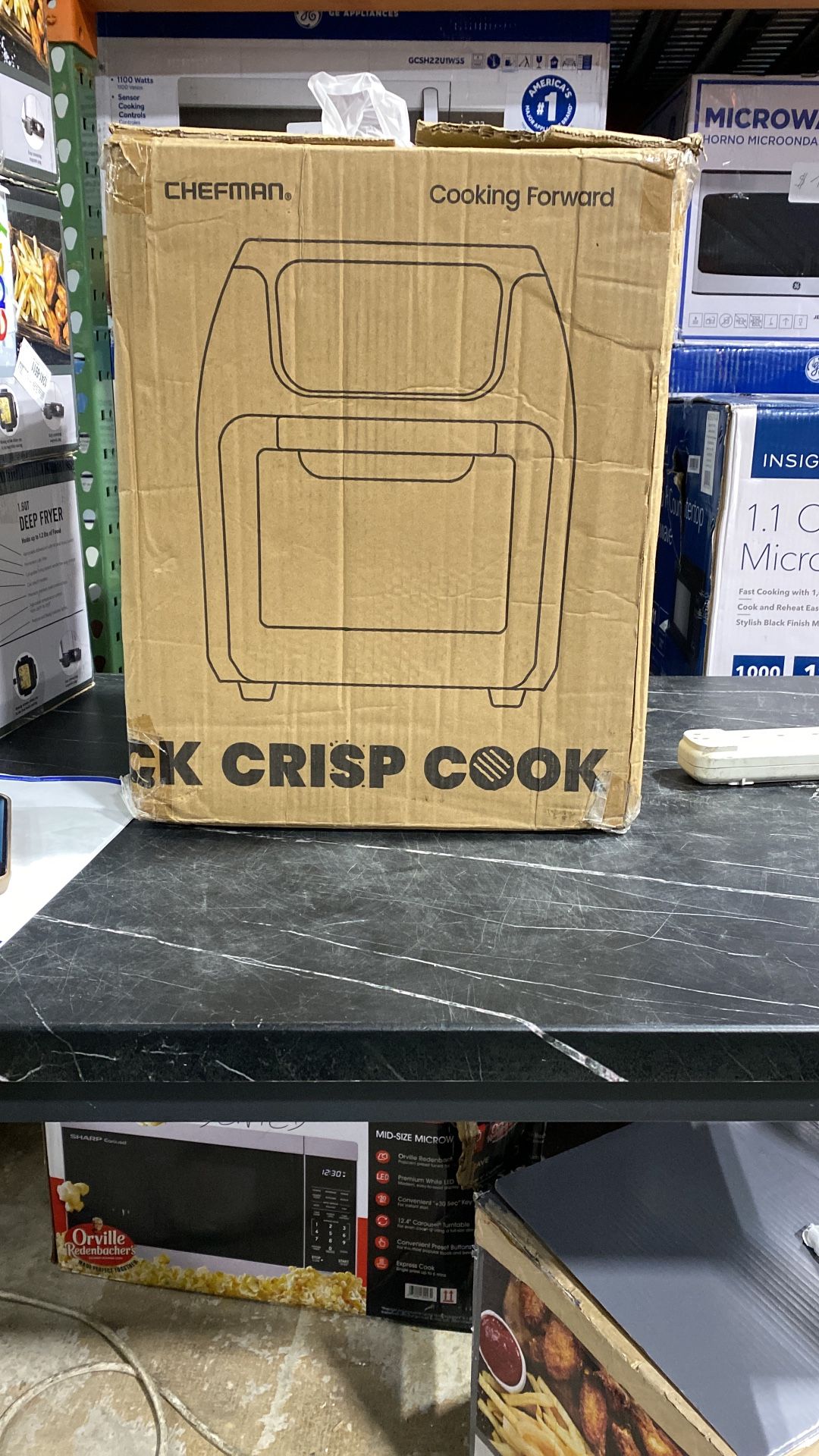 Chef man air fryer with touchscreen 1 pc $70