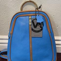 Valentina Blue Convertible Backpack