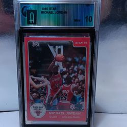 GAI 1985-86 Star Michael Jordan Rookie #101  Mint Condition 