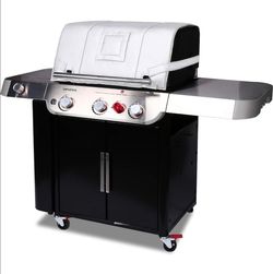 QuliMetal Grill Insulation Blanket for Weber Genesis II 300 & LX 300 Gas Grills, Smoker Blanket for Cold Weather BBQ, Fuel-Saving Weber Genesis 300 Gr
