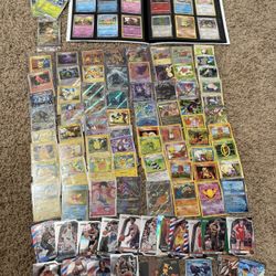 Pokemon and basketball cards