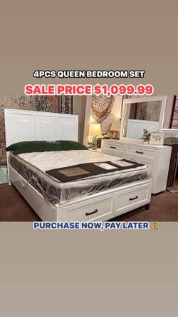 4pcs Queen Bedroom Set