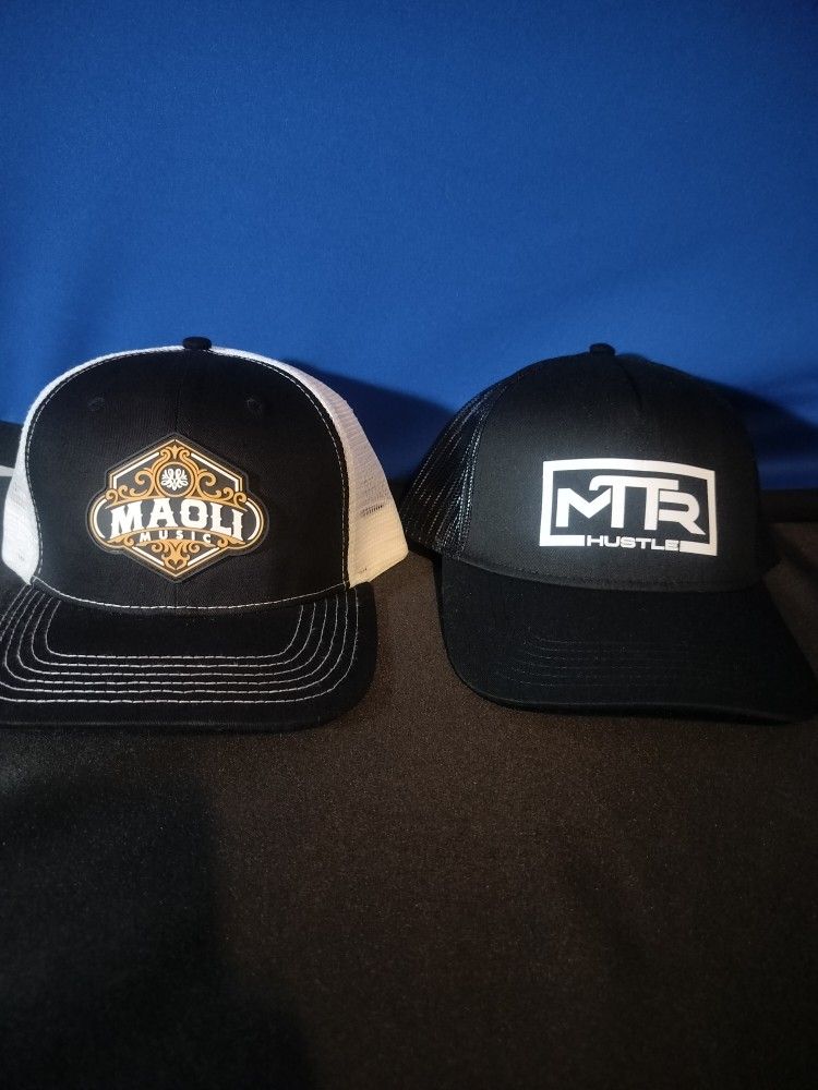 2 Mesh Trucker Hats (Maoli Music & MTR Hustle)