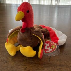 Ty Beanie Baby - Gobbles the Turkey (1996) – Mint Condition with Tags