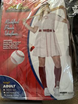 Womens/Girls Baseball Costume MUST PICKUP BY 10/15