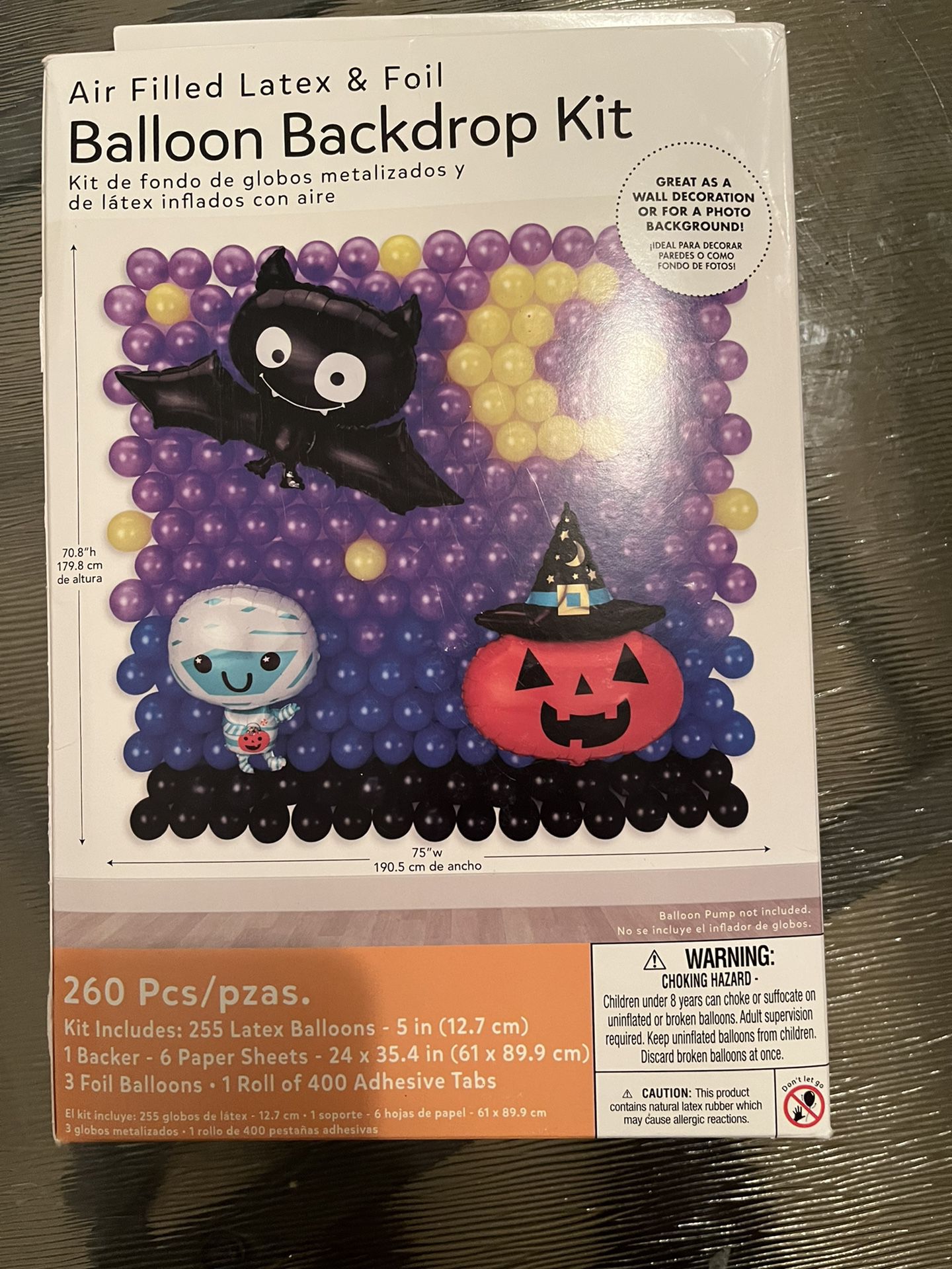 Halloween Balloon Backdrop Kit