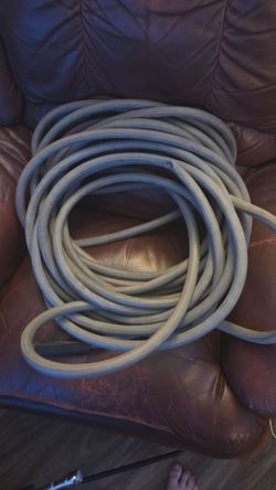 Garden Hose Coiled Gray Rubber