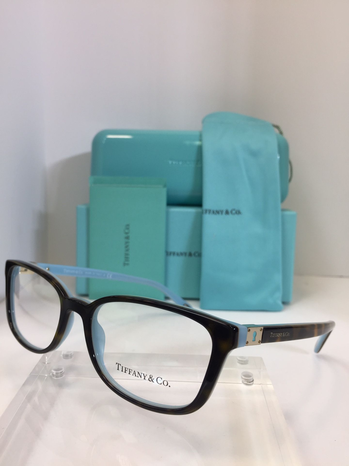 Tiffany & CO. TF 2094 8134 Brown plastic Eyeglasses 52mm