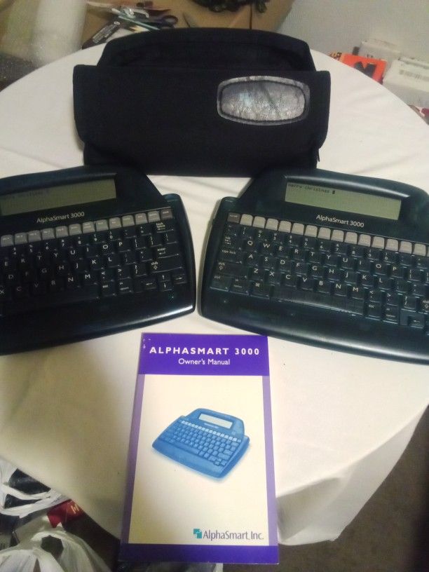 Two Alphasmart 3000