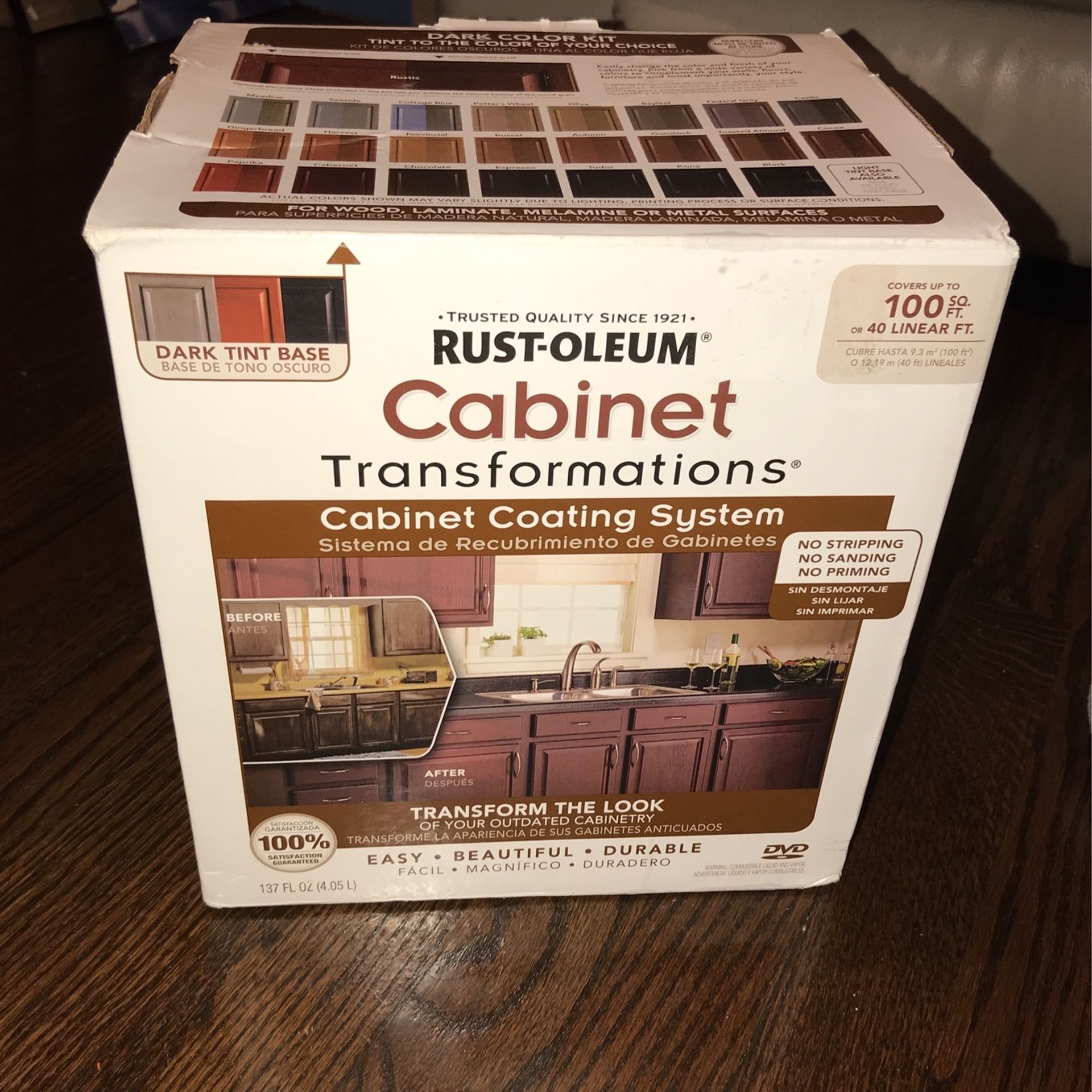 Cabinet Restoration Paint Kit Rust-Oleum GINGERBREAD 